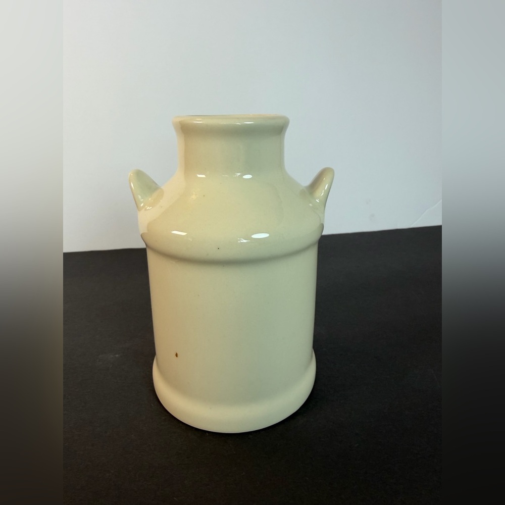 Vintage Ceramic Painted Milk Can Duck + Heart Cottagecore 5.25” - Picture 3 of 9